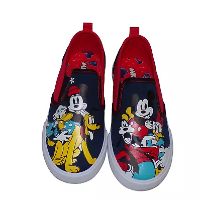 Disney Junior Mickey Mouse Clubhouse Twin Gore Sneakers Size 11 • $22.96