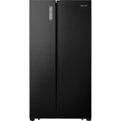 £589 • Buy Fridgemaster MS91520BFF 91cm Frost Free American Fridge Freezer Black