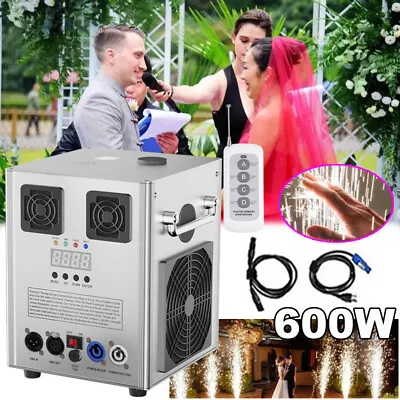 Cold Spark Machine 600W DMX Stage Effect Firework 5-8.2ft DJ Event Party Wedding • $269.99