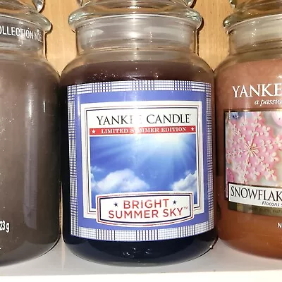 Yankee Candle Bright Summer Sky Limited Edition Rare Vhtf Large Jar • £25