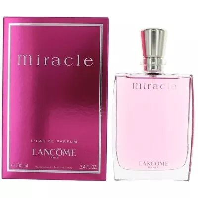 Miracle Perfume By Lancome L'eau De Parfum Spray 3.4 Oz./100 Ml • $32.99