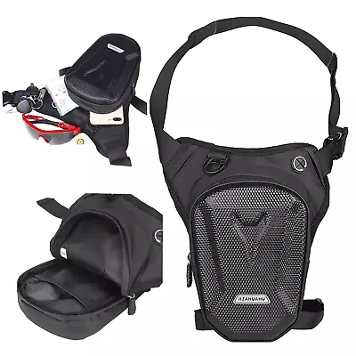 Men Motorcycle Waist Leg Shoulder Bag Hip Belt Fanny Pack Waterproof Pouch Purse • $19.99