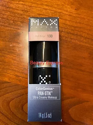 Max Factor Pan Stik Pan Stick Makeup RICH BEIGE 133 ORIGINAL AUTHENTIC • $97.99