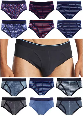 Ex M&S Cotton Rich Cool & Fresh Briefs Choice Of 14 Colours 2 Pack Sizes S • £6.99