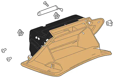 Glove Box Compartment Assembly 23315158 2015 To 2019 Cadillac Escalade • $200