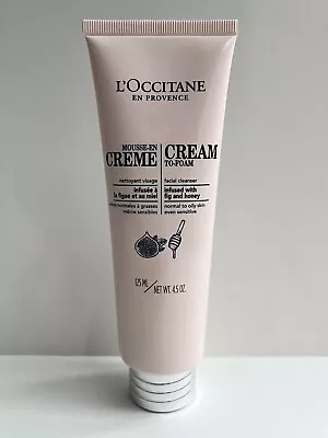 L’Occitane Cream-to-Foam Facial Cleanser Infused With Fig And Honey 125ML NEW • $32.50