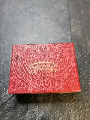 Red Vintage James Walker Jeweller Box Empty Vintage • £5