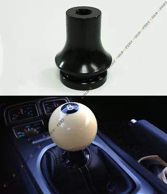 M10 X 1.25 Black Aluminum Aftermarket Gear Shift Knob Boot Retainer Adapter Jdm • $11.95