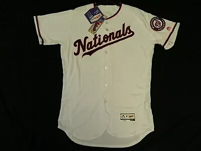 Authentic Washington Nationals 2019 Limited Edition White FLEX BASE Jersey 40 • $125