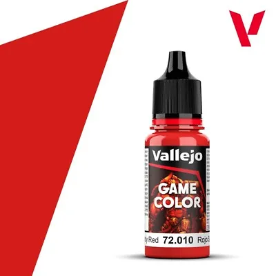 Vallejo Game Color: Bloody Red - VAL72010 Acrylic Model Paint 17mm Bottle  • £2.65