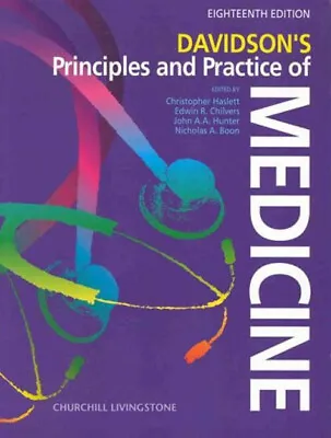 Davidson's Principles And Practice Of Medicine Hardcover David W. • £5.66