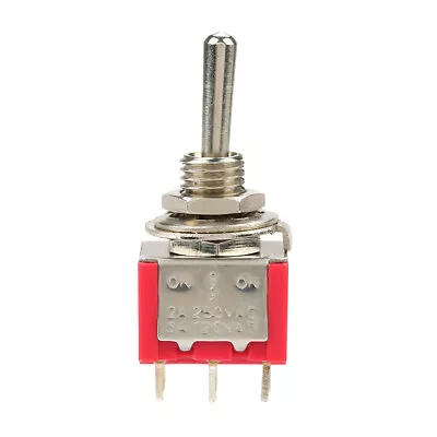 10Pcs ON-OFF-ON Momentary Toggle Switch DPDT 6-Pin 6mm 2A/250VAC 5A/120VAC Z GAW • $12.70