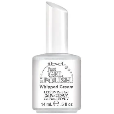 IBD Just Gel UV/LED Soak Off Gel Polish Whipped Cream 0.5oz - 56510 • $9.99