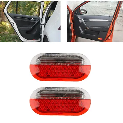 $11.02 • Buy 2pcs Red Inner Door Lamp Interior Door Light For VW Golf Jetta Beetle 1J0947411B