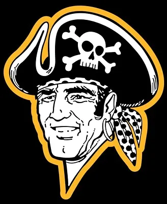 Pittsburgh Pirates Throwback Logo - Die Cut Laminated Vinyl Decal MLB • $3.75