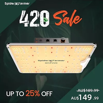 Spider Farmer SF1000EVO Samsung LM301H EVO LED Grow Light Full Spectrum Indoor • $147.99