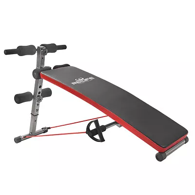 Adjustable Weight Bench Sit Up Bench Workout Slant Board Decline Ab Bench Gym • $69.99