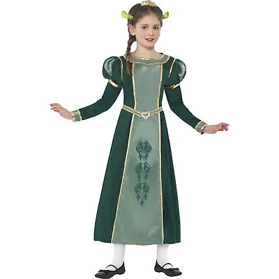 £26.29 • Buy Smiffys Official Shrek Princess Fiona Kids Girls Childs Fancy Dress Costume New