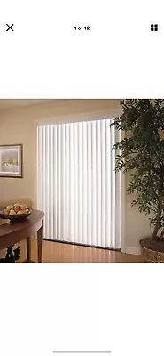 Vertical Blinds 78  X 84  Light Filtering Wide Window Patio Sliding Doors White • $29