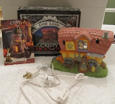 Midwest Of Cannon Falls CREEPY HOLLOW Lighted Gypsy Wagon Caravan #16663-5 + Box • $25