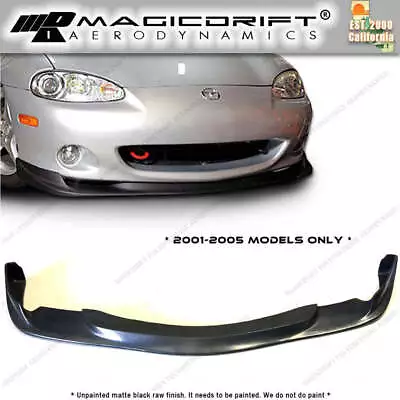 For 01-05 Mazda Miata MX-5 GV Style Front Lower Bumper Lip Spoiler Apron Urthane • $58.49