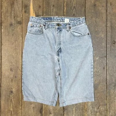 Levis 550 Denim Shorts USA 90s Vintage Summer Pants Blue Womens 31  • £20