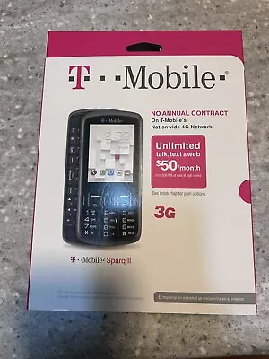 T Mobile Sparq II NOS QWERTY Keyboard Slider 3G Cell Phone NIB • $49.99