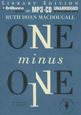 One Minus One By Ruth Doan MacDougall Unabridged Audio On MP3-CD Library Edition • $14