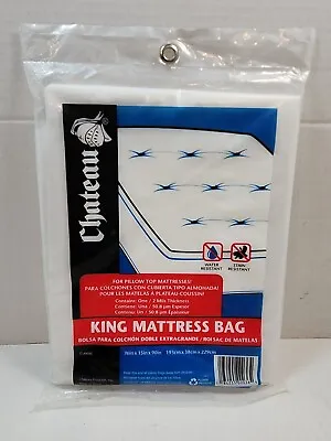 NEW CHATEAU KING SIZE MATTRESS BAG For Moving & Storage 76x15x90  2 MILS Thick • $13.99