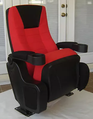 RED 3 NEW MOVIE CINEMA Seating Rocking Chair Home Theater Seats Cup Holders • $1549
