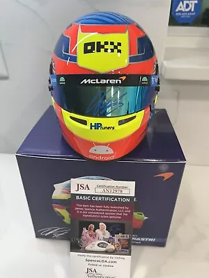 Oscar Piastri Hand Signed Mclaren  Formula 1 F1 Mini Helmet 1:2 JSA CERT • $699.95