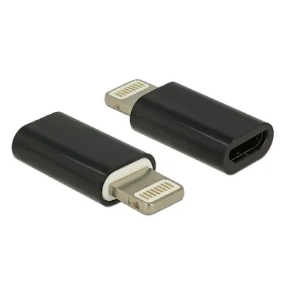 5pin Micro USB Female To IPhone 8pin Male Charger Adapter For IPhone 11 X 8 7 6S • $5.07
