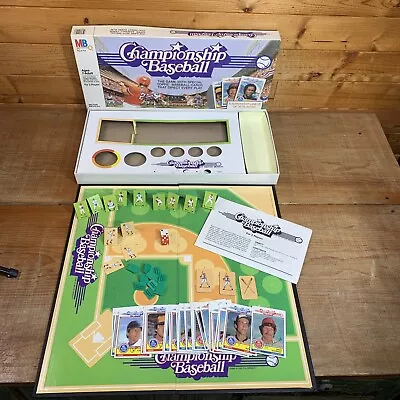 1984 Milton Bradley Championship Baseball Board Game All 30 Cards Missing Fence • $17.99