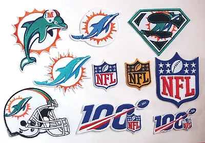 Miami Dolphins NFL Football Set Sport Logo IronsewPatch(From Thai By USPS) • $17.99