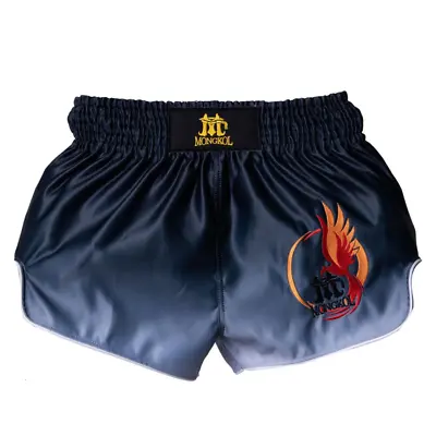 MONGKOL Boxing Shorts Muay Thai Fighting MMA Retro Embroider Trunks Workout Gym • $47.40