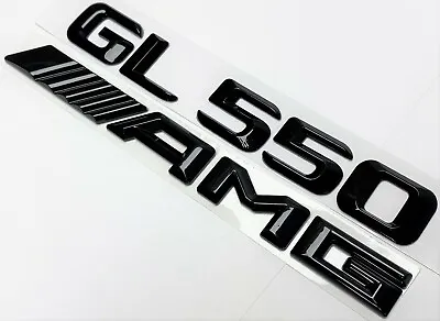 #1 Black Gl550+amg Fit Mercedes Rear Trunk Emblem Badge Nameplate Decal Numbers • $22.99