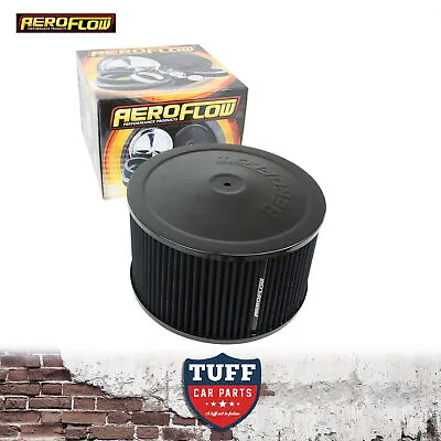 Aeroflow Black Air Cleaner Assembly 9  X 5  With Washable Filter Element New • $133.90