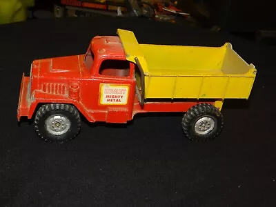 Vintage Hubley Mighty Metal Yellow & Red Dump Truck #801 • $9.99