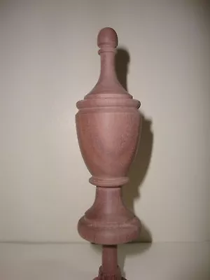 Wood Finial Unfinished For Clock Bed Or Furniture  Finial  #33 • $13.95