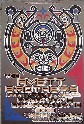 £38.83 • Buy AVETT BROTHERS FILLMORE POSTER Magnolia Electric Co. ORIGINAL F1012 Gary Houston