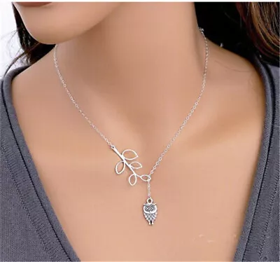 Women Charm Owl Choker Chunky Statement Bib Necklace Jewelry Chain Pendant New • $0.01