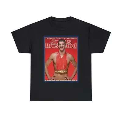 Michael Phelps USA Olympics Swimming Medals Sports Illustrated Cover Tee Shirt • $22.99