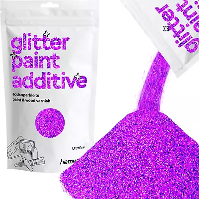 Hemway Glitter Paint Ultra Fine / Extra Fine Additive For Emulsion Bedroom • £11.95