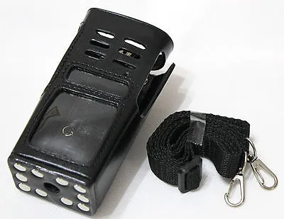 Hard PU Leather Holster Case For Motorola 2 Way Radio GP338 GP340 GP328 GP380 • £12.37