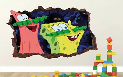 £74.97 • Buy SpongeBob Patrick Funny Custom Wall Decals 3D Wall Stickers Art ORI32