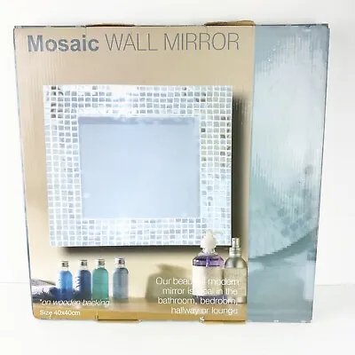 Mosaic Wall Mirror 40cm X 40cm NEW • $38.99