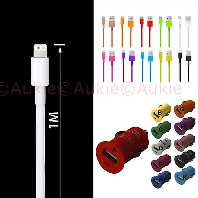 ONE Color USB Car Charger For IPhone Xs/x/8/7/6S/6/5/5S/5C/iPod • $13.99