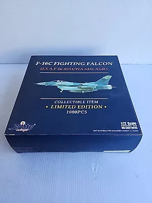 Witty Wings F-16C Fighting Falcon  U.S.A.F 86-0251/WA 64th AGRS 1:72 DIECAST • $79.99