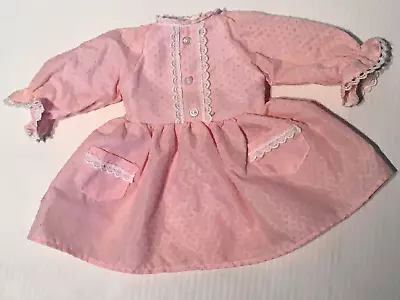 MY FRIEND MANDY DOLL DRESS Original Pink White Polka Dots Fisher Price 1970 • $14.72