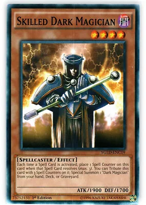Skilled Dark Magician Common King Of Games: Yugis Legendary Decks Yugioh Card • $4.95